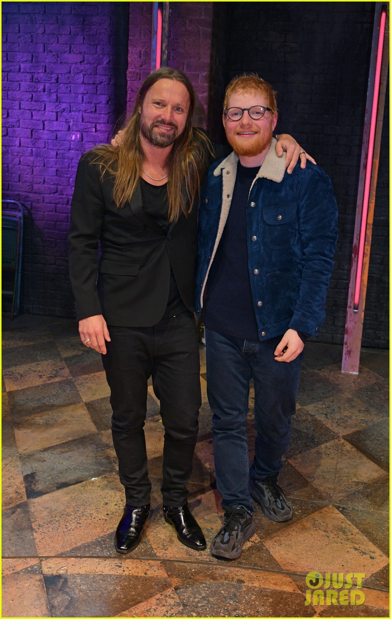 Ed Sheeran Shows Off Short Hair At Juliet Press Night Photo