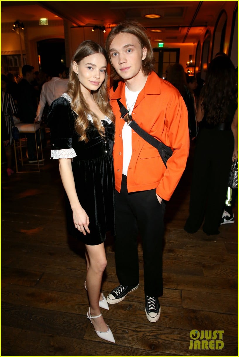 Joey King Celebrates at Hulu's Holiday Party with 'The Act' CoStars