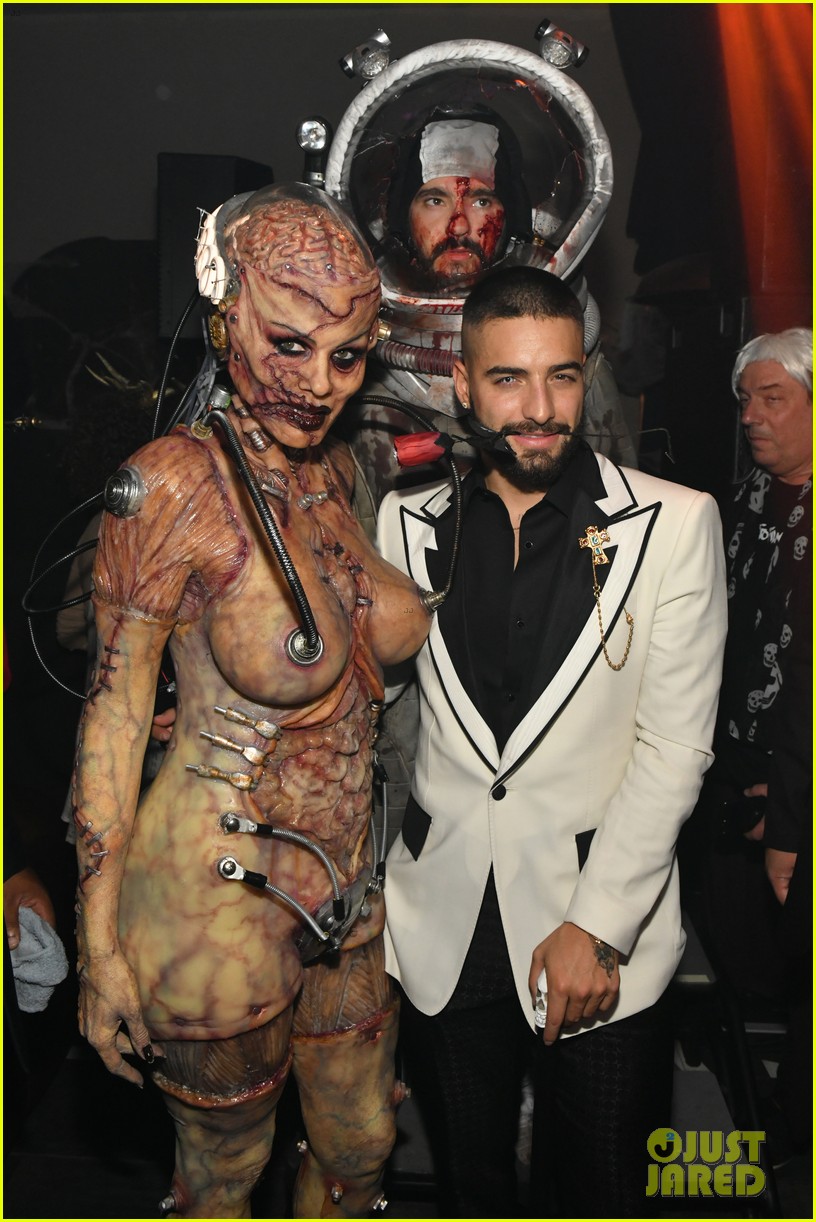 Maluma Is a Sexy Masked Man at Heidi Klum's Halloween Party: Photo