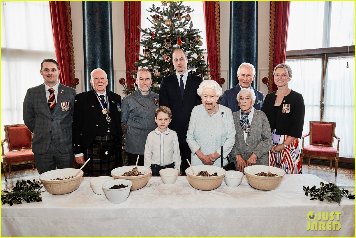 Four Generations of the Royal Family Gathered to Make Christmas Pudding