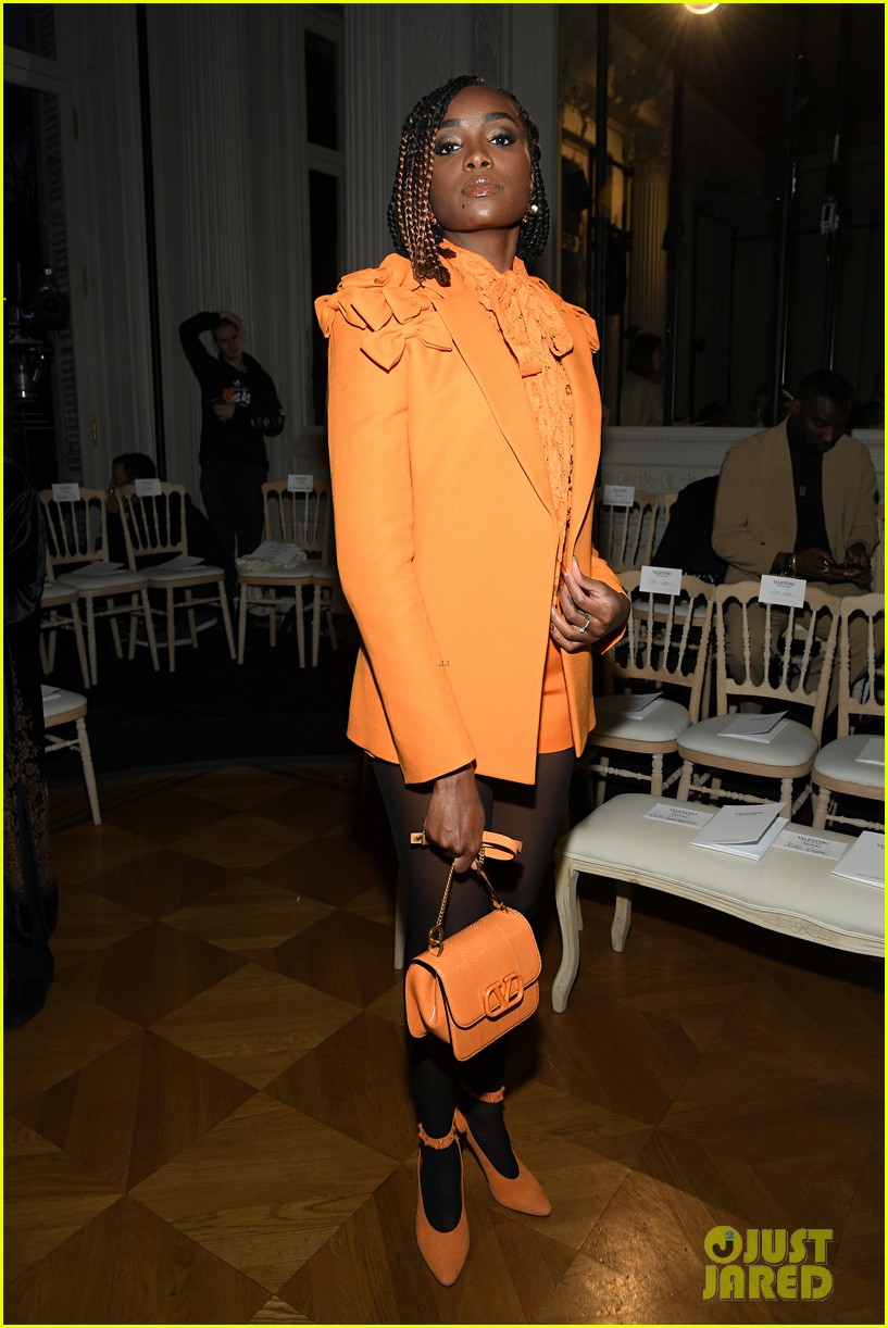 Kiki Layne Sits Front Row at Valentino Show for Paris Fashion Week