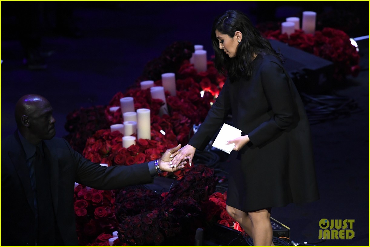 These Photos of Vanessa Bryant & Michael Jordan at Kobe & Gigi's