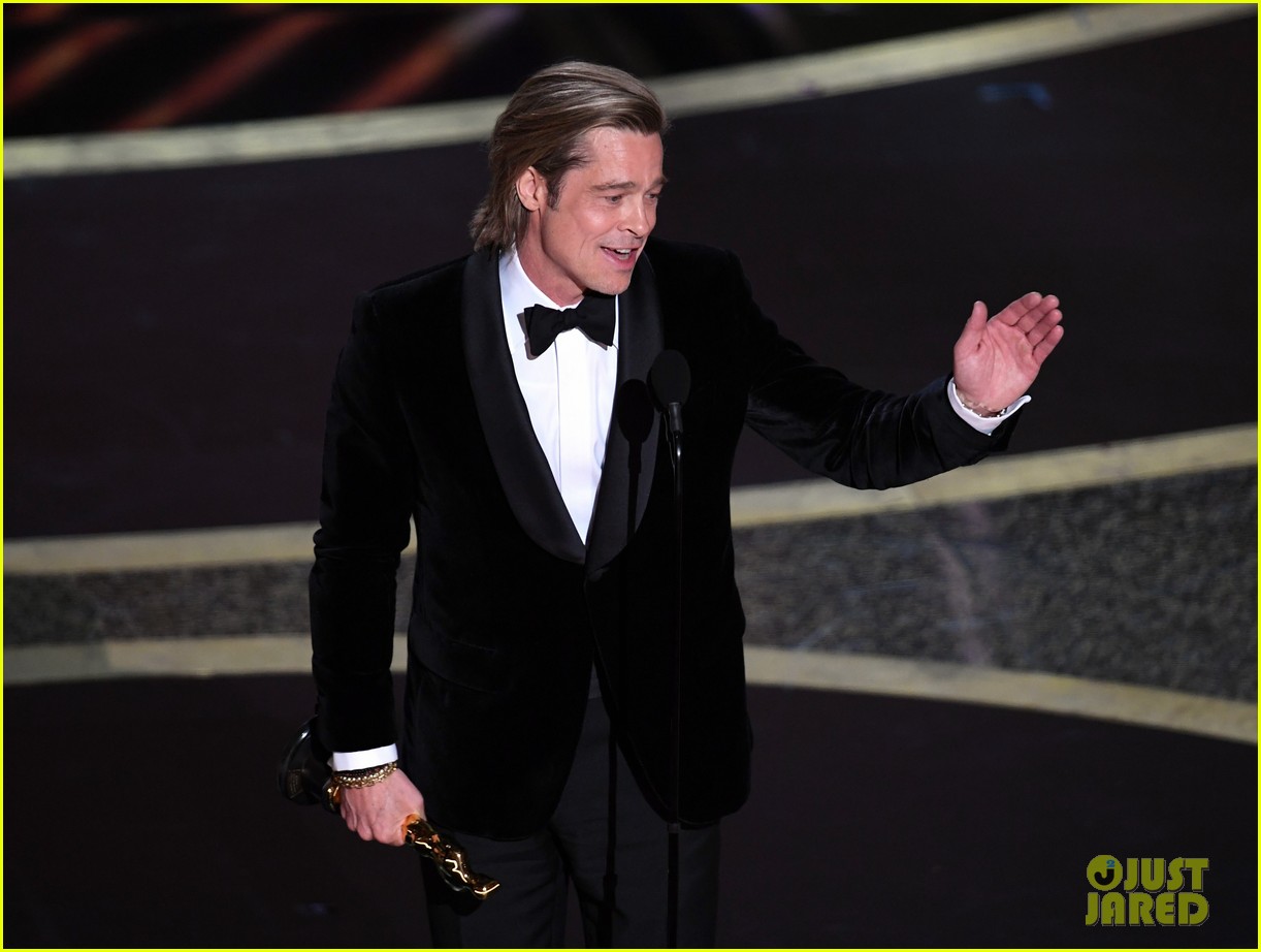 Brad Pitt Mentions His 6 Kids During Oscars 2020 Acceptance Speech