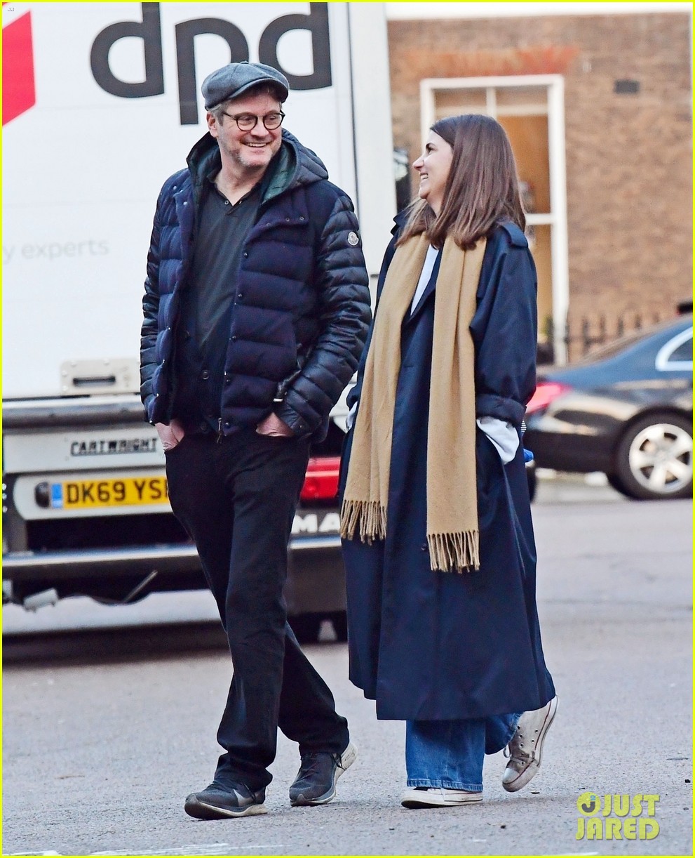 Colin Firth Enjoys Day Out with Mystery Woman After Announcing Split