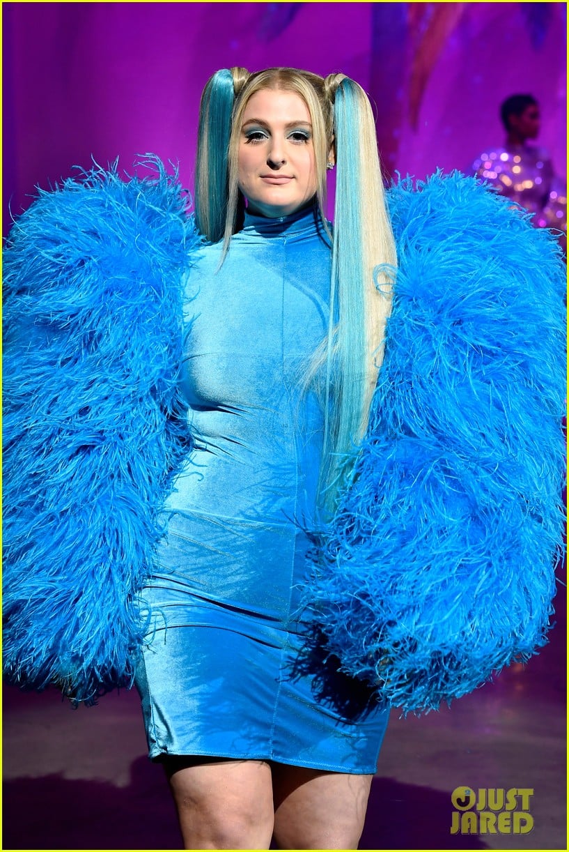 Meghan Trainor Is Bubbles at Christian Cowan's Powerpuff Girls Runway