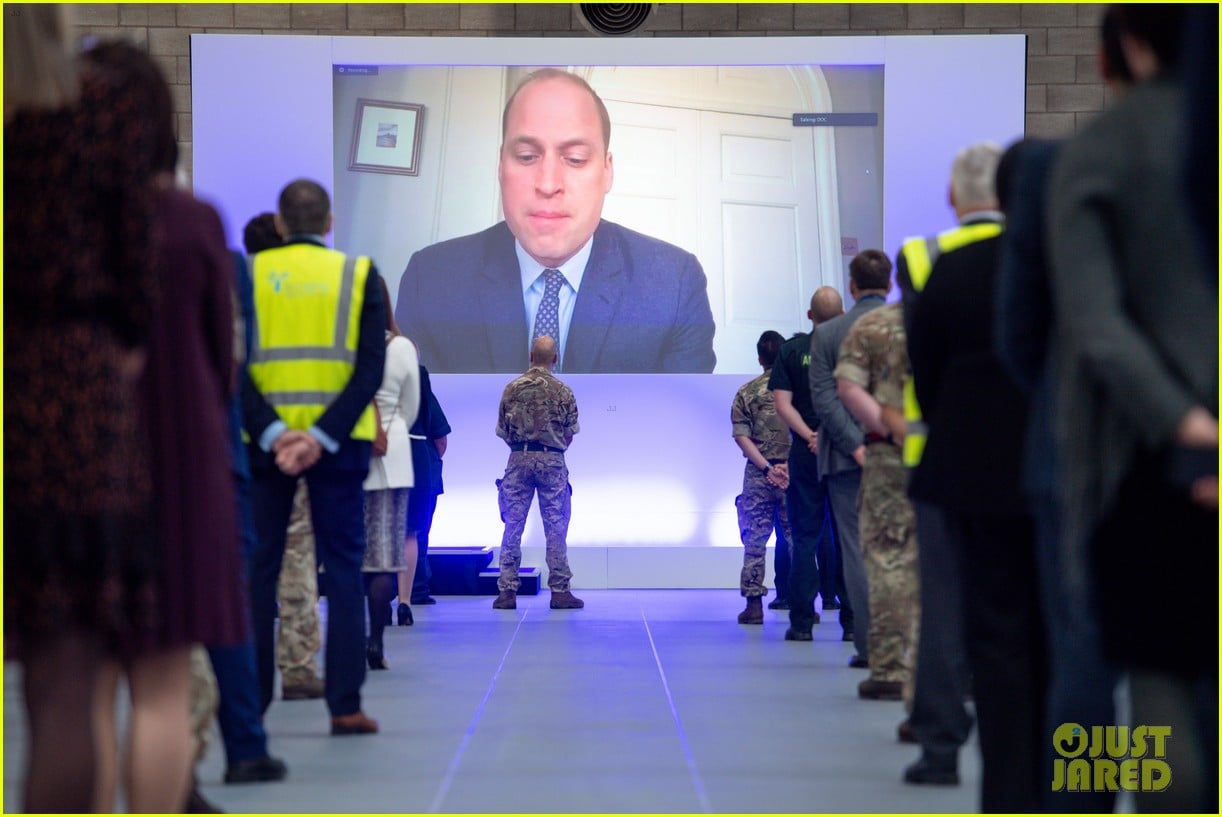 Prince William Opens Coronavirus Hospital Via Video Message From His
