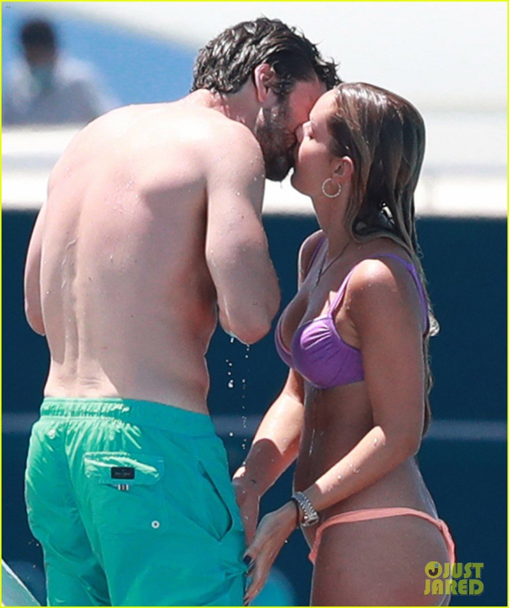 Shirtless Sebastian Stan Packs On PDA with New Girlfriend Alejandra