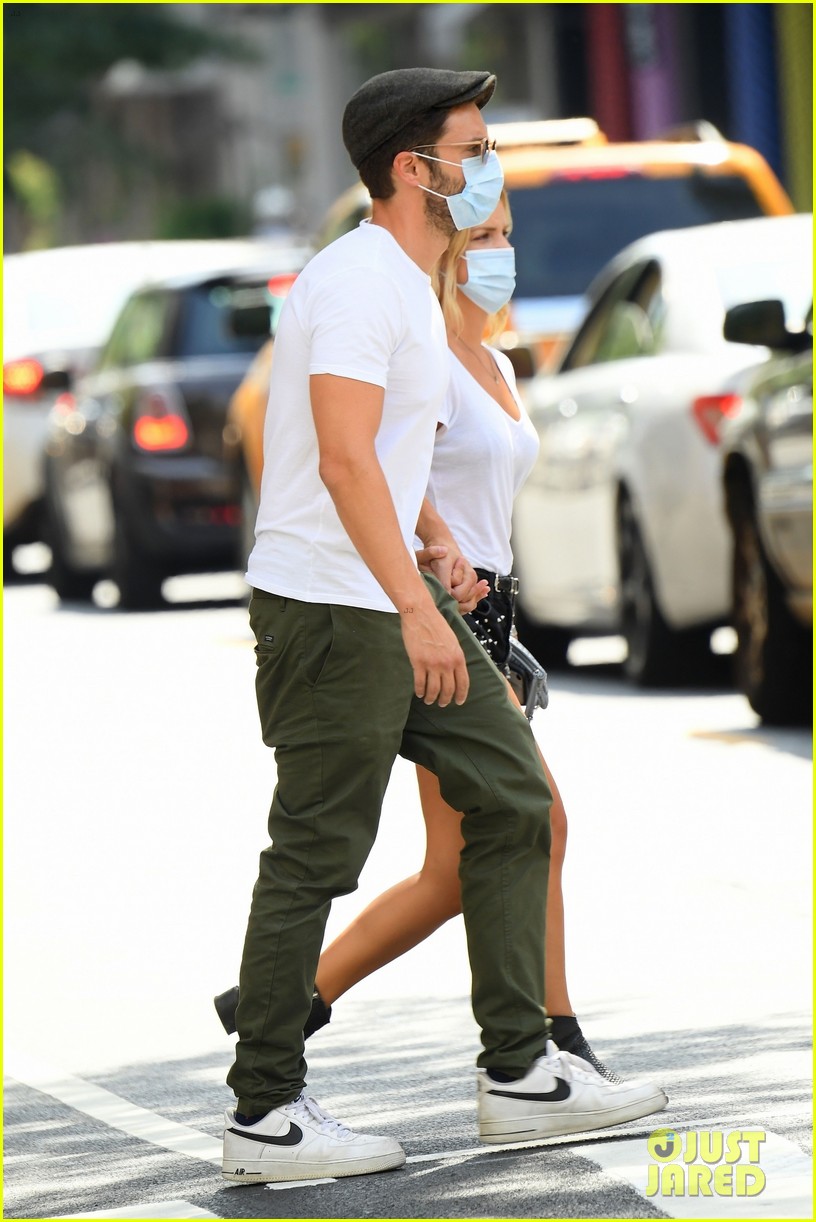 Sebastian Stan Holds Hands with Girlfriend Alejandra Onieva in New York