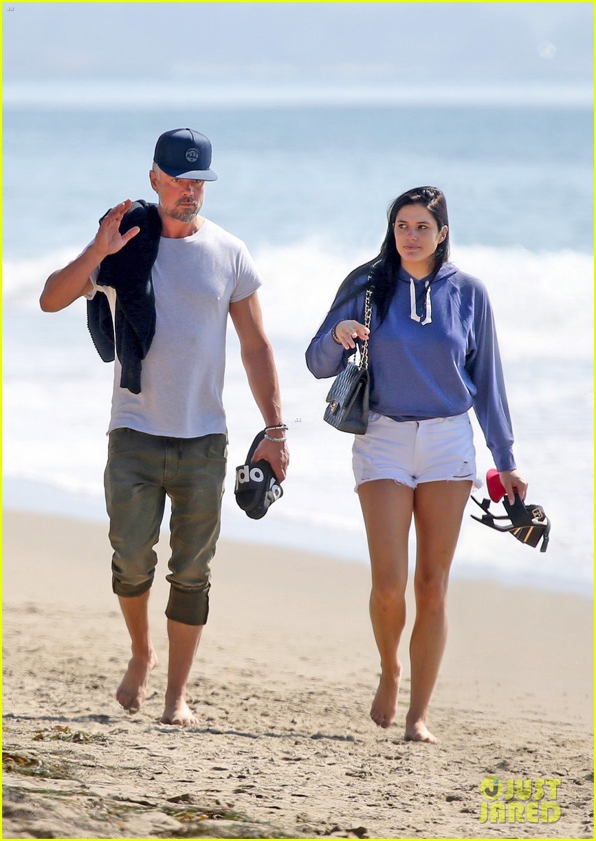 Josh Duhamel Goes for Romantic Stroll on the Beach with Girlfriend