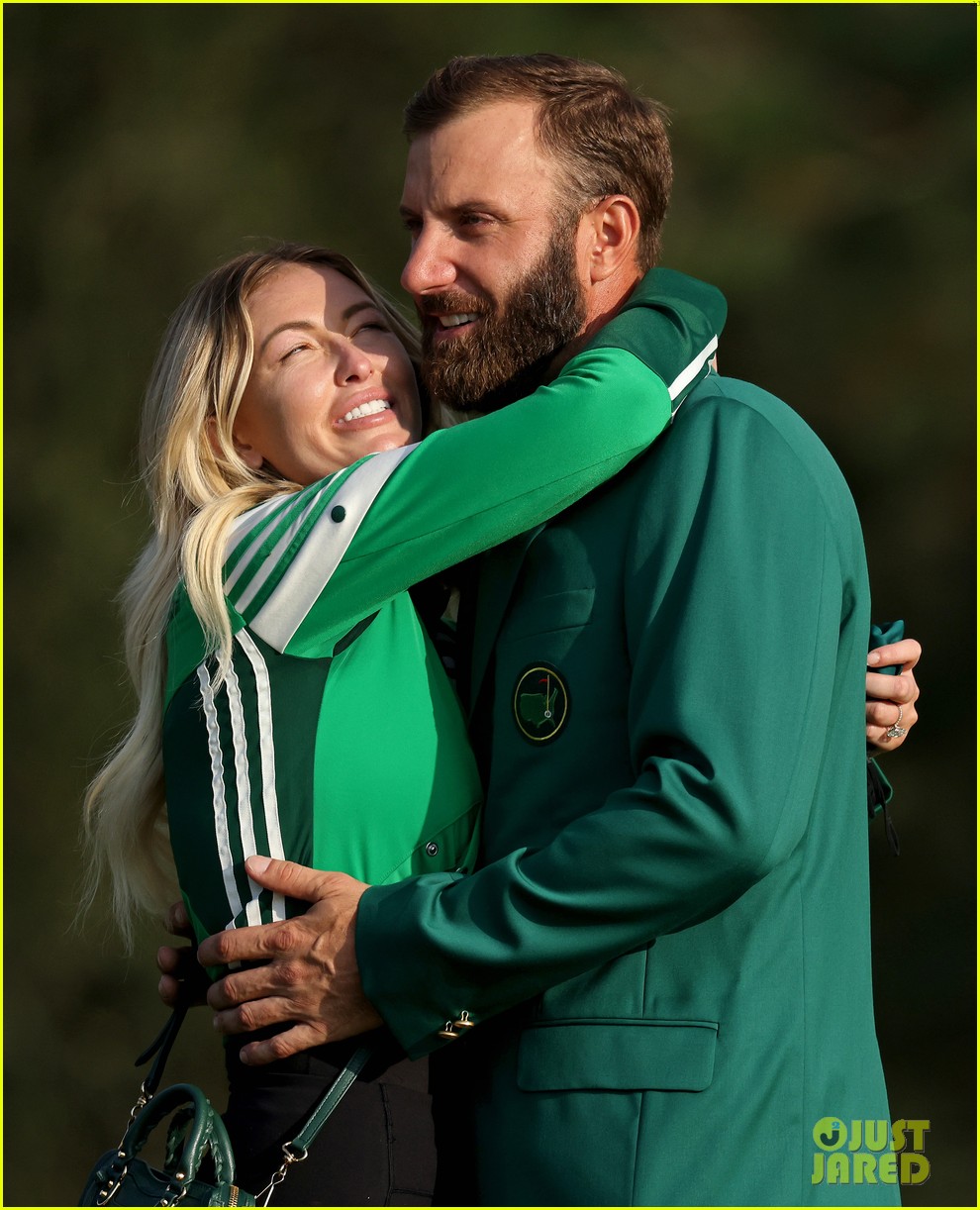 Dustin Johnson Celebrates Masters 2020 Win With Fiancee Paulina Gretzky