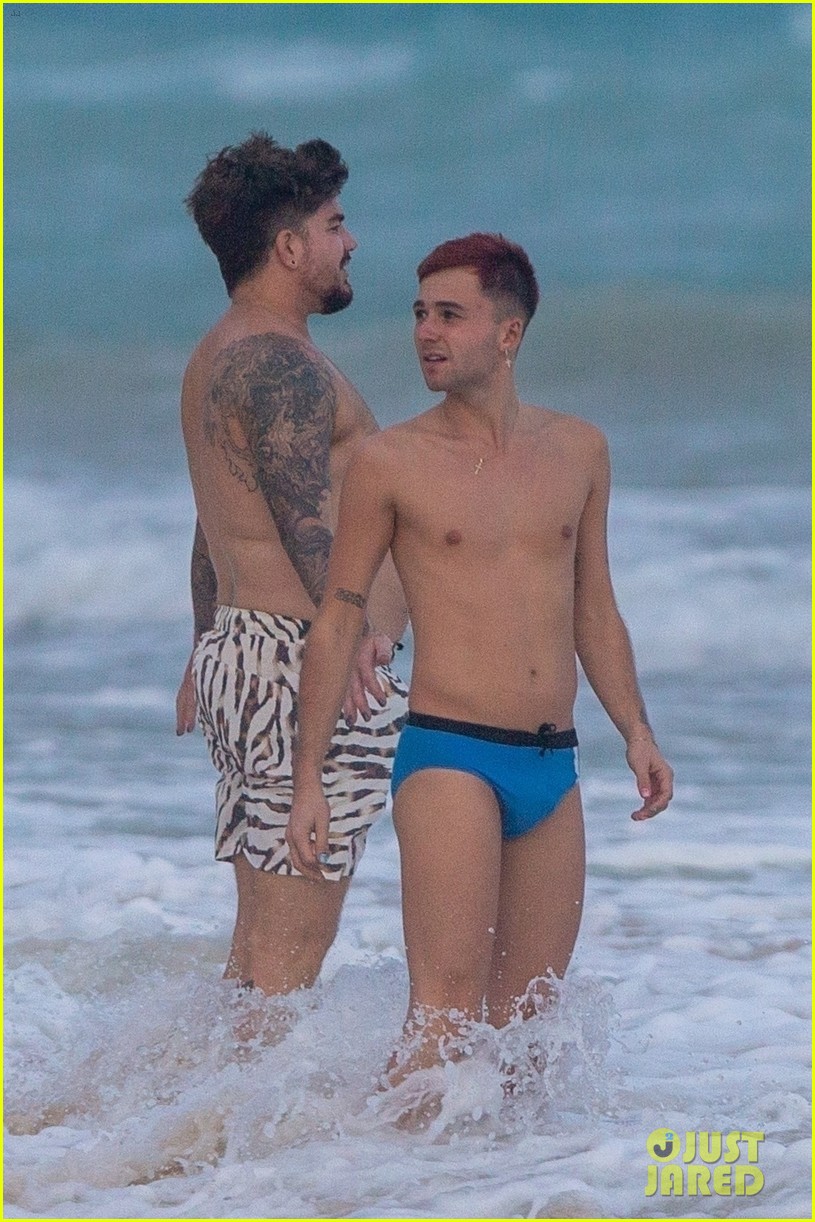Adam Lambert Packs On PDA with New Boyfriend Oliver Gliese in Tulum Photo 4502058 Adam
