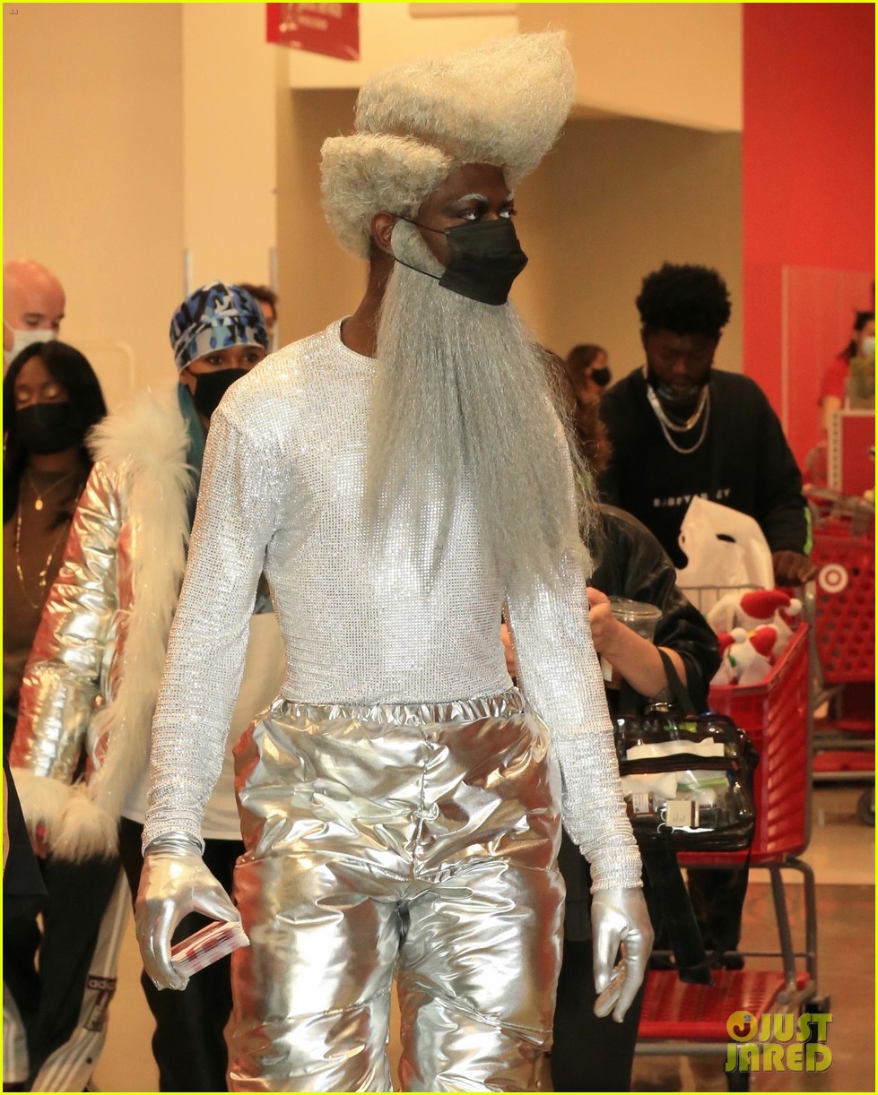Lil Nas X Goes Holiday Shopping in His 'Holiday' Video Outfit : Photo ...
