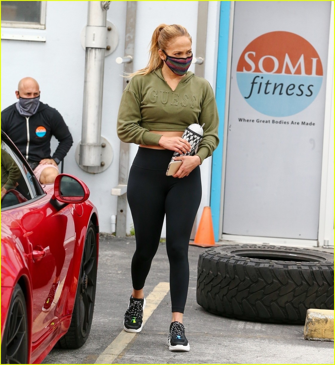 Jennifer Lopez Wears Custom Leggings With Her Kids Names For A Mid Week Workout Photo 4516675 Jennifer Lopez Pictures Just Jared