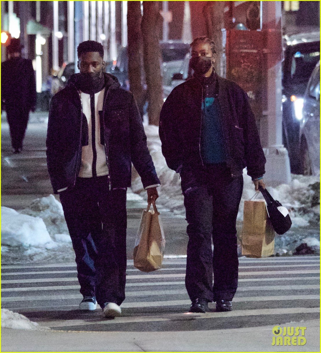 Justine Skye & New Boyfriend Giveon Go For a Stroll After