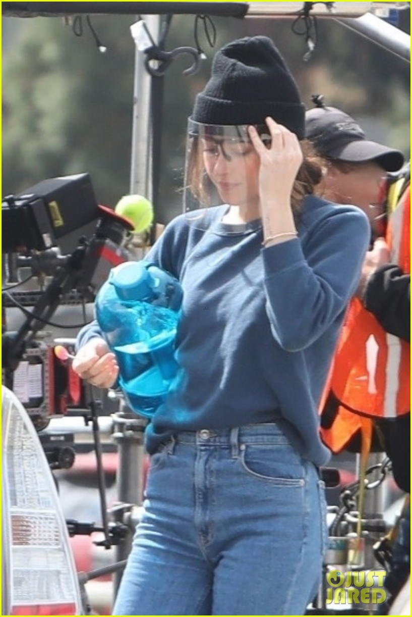 Dakota Johnson Returns To 'Am I Ok?' Set After Production Was Halted