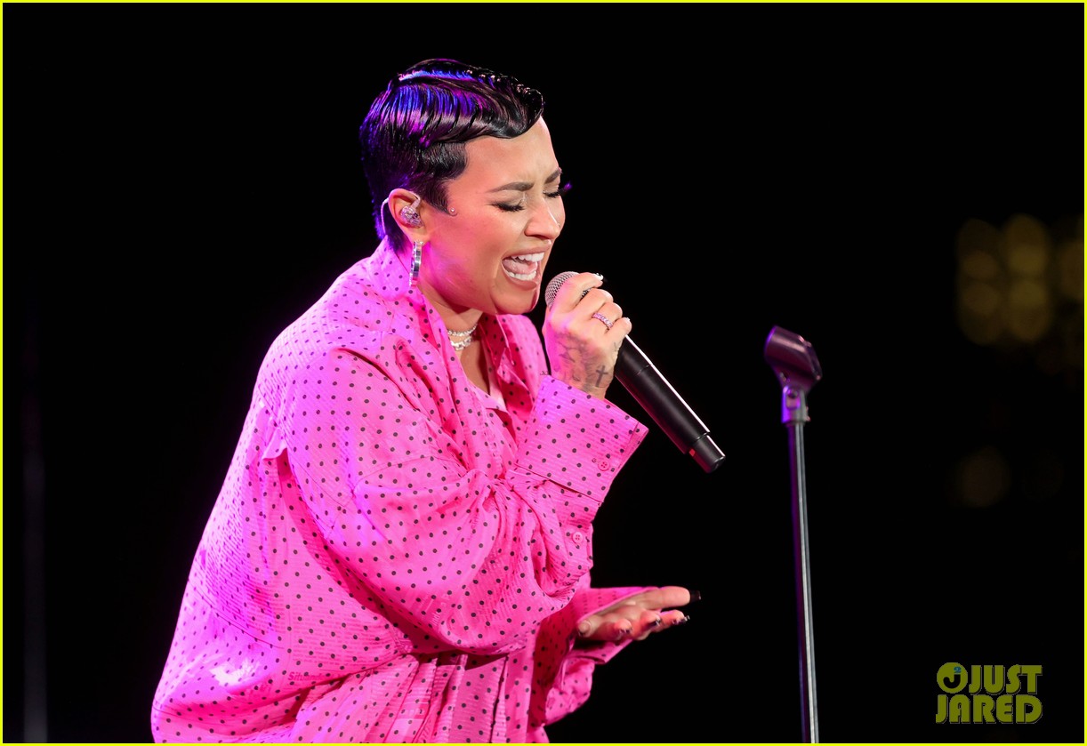 Demi Lovato Performs at 'Dancing With the Devil' YouTube Series