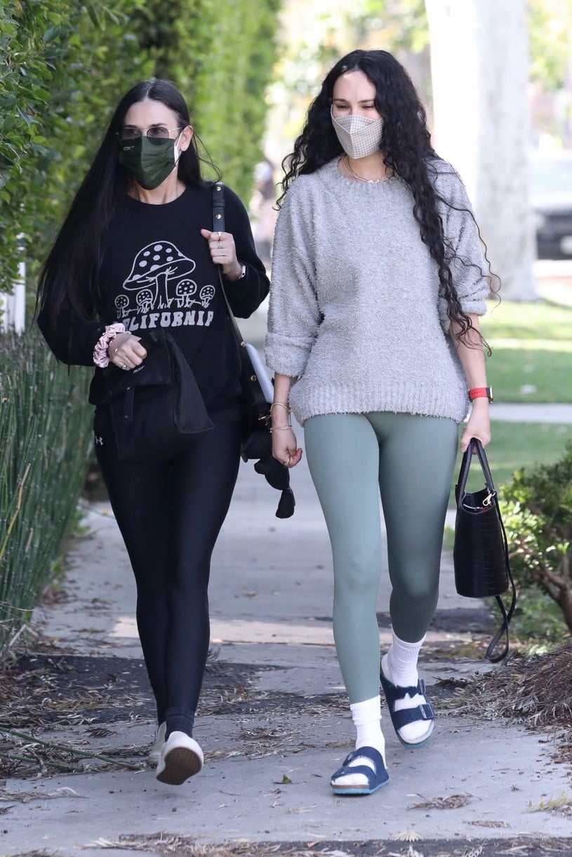 Demi Moore Gets In A Workout With Daughter Rumer Willis: Photo 4539281