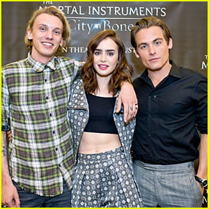 Lily Collins & Jamie Campbell Bower: ‘City of Bones ...
