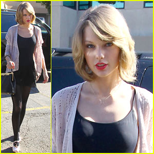 Taylor Swift Brings Her New Short Hair To Ballet Class Taylor Swift Just Jared