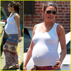 Pregnant Mila Kunis' Baby Bump Has Gotten So Much Bigger!