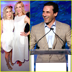 January Jones, Kiernan Shipka & Jon Hamm Have 'Mad Men' Reunion At Oceana's SeaChange Party