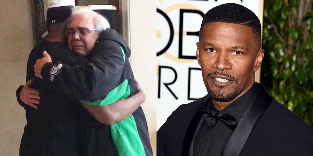 Jamie Foxx Has Emotional Meeting with Father of the Man He Pulled From