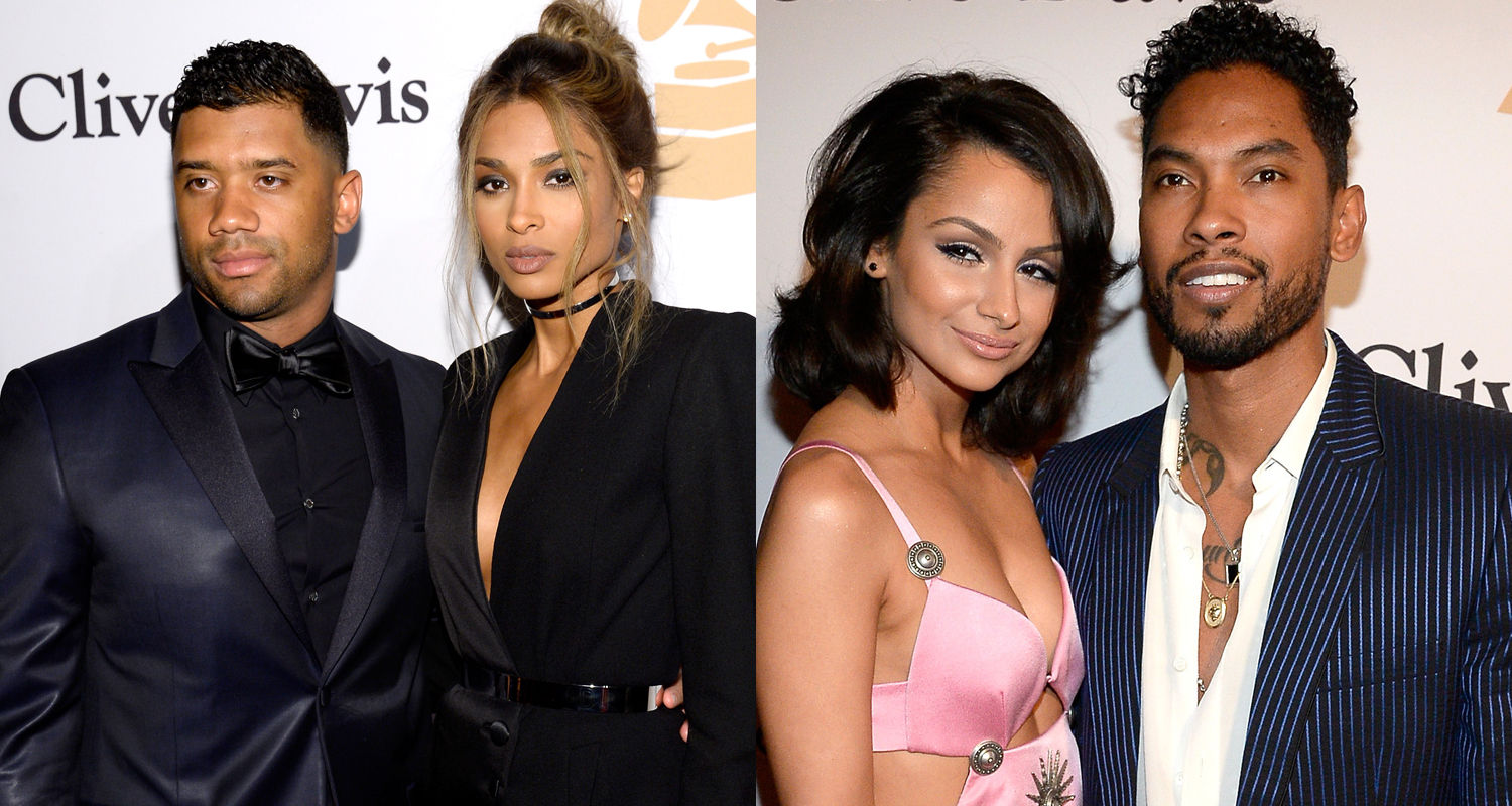 Ciara & Miguel Bring Their Partners To Clive Davis’ Pre-Grammys 2016