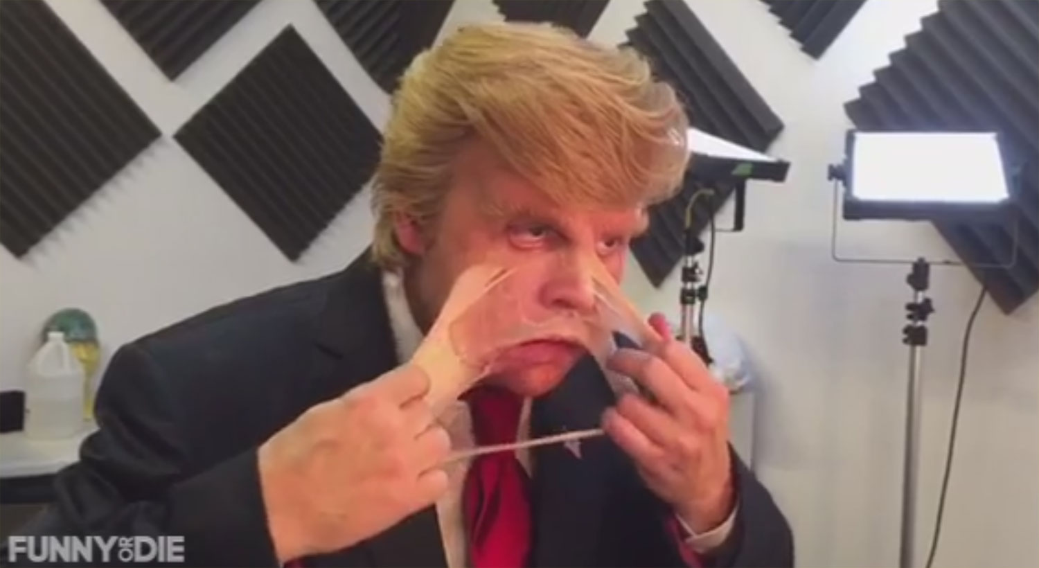 Johnny Depp Removes His Donald Trump Makeup in This Video | Donald