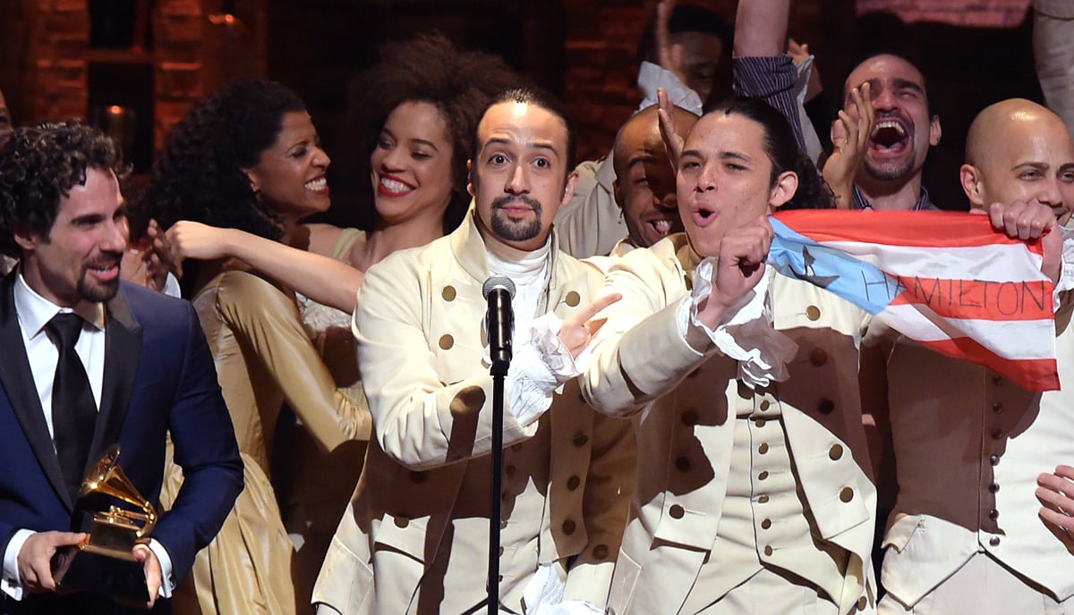 Hamilton’s LinManuel Miranda Raps His Grammys 2016 Acceptance Speech