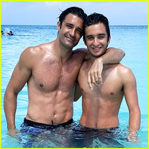 Shirtless Gilles Marini Hits the Beach with His Kids 