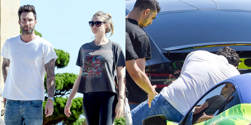 Adam Levine & Behati Prinsloo Involved in Minor Fender Bender Adam