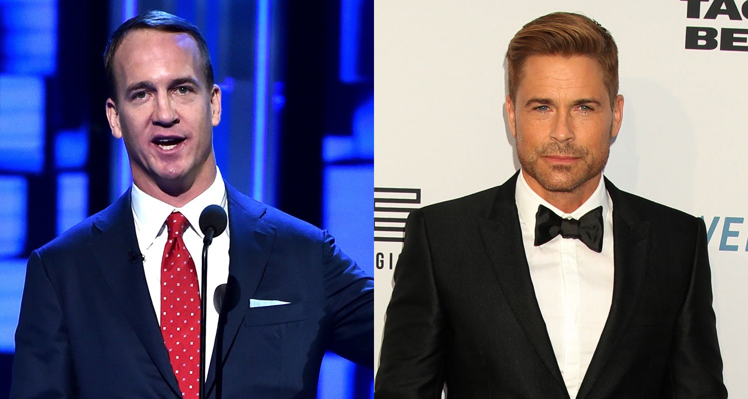 Peyton Manning Helps Roast Rob Lowe for Comedy Central