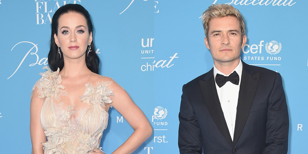 Katy Perry & Orlando Bloom Attend UNICEF's Snowflake Ball, Walk Carpet Separately!