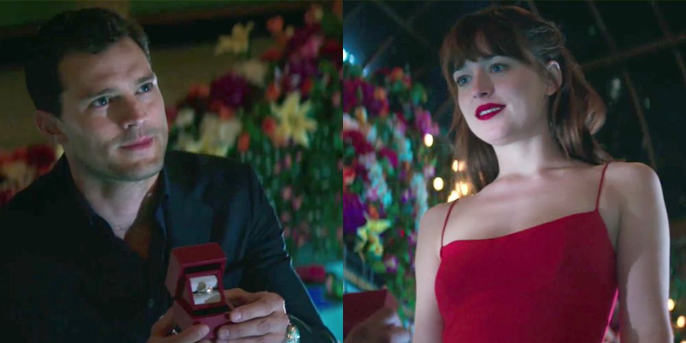 Christian Proposes to Anastasia in New 'Fifty Shades' Video!
