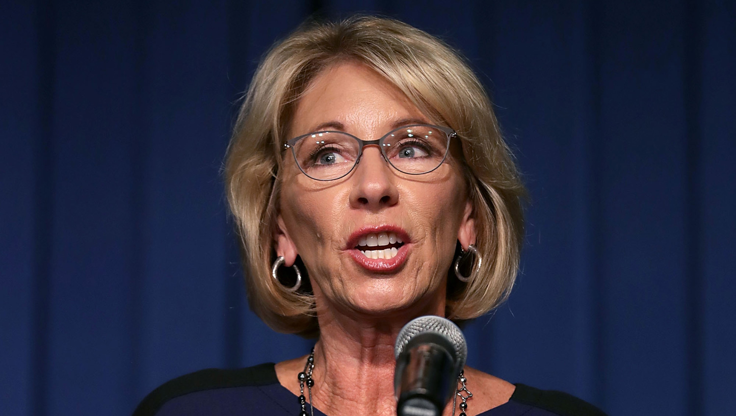 Protester Chants 'Shame' at Betsy DeVos, 'Game of Thrones' Style