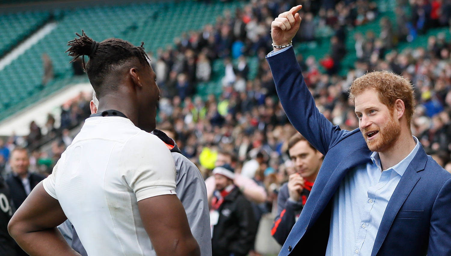 Prince Harry Pays Surprise Visit to Rugby Fans at Training Session