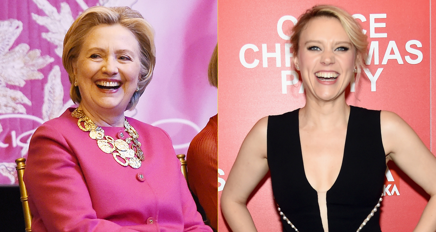 Hillary Clinton Meets Up With 'SNL' Star Kate McKinnon in NYC