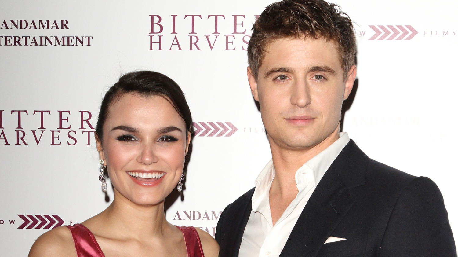 Max Irons & Samantha Barks Premiere 'Bitter Harvest' in the UK