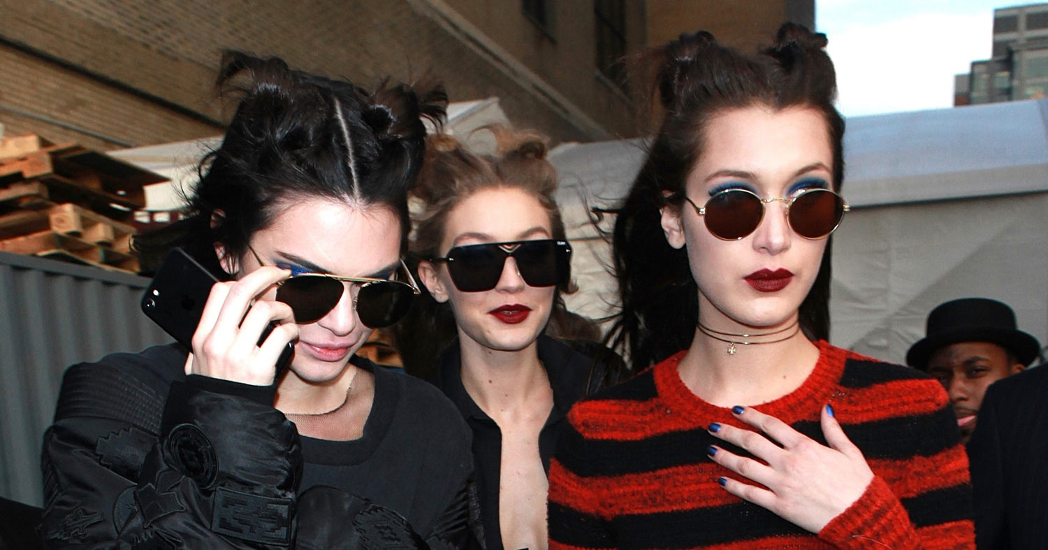 Kendall Jenner, Gigi, & Bella Hadid Have a Busy Day During NYFW!
