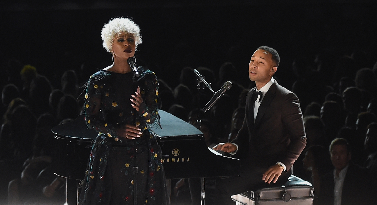 John Legend & Cynthia Erivo Perform 'In Memoriam' at Grammys 2017 - Watch Now
