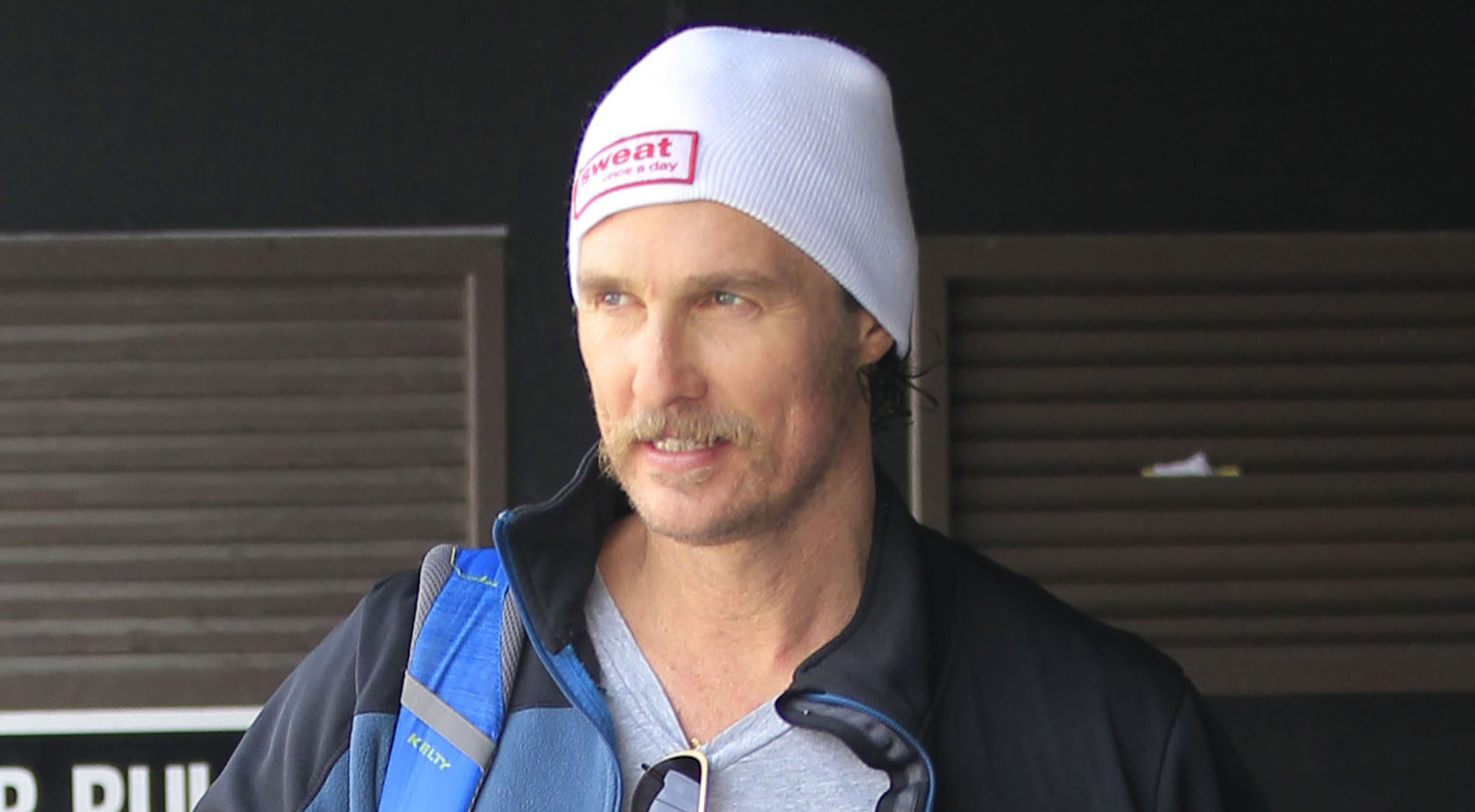 Matthew McConaughey Sports a Handlebar Mustache in Latest Sighting