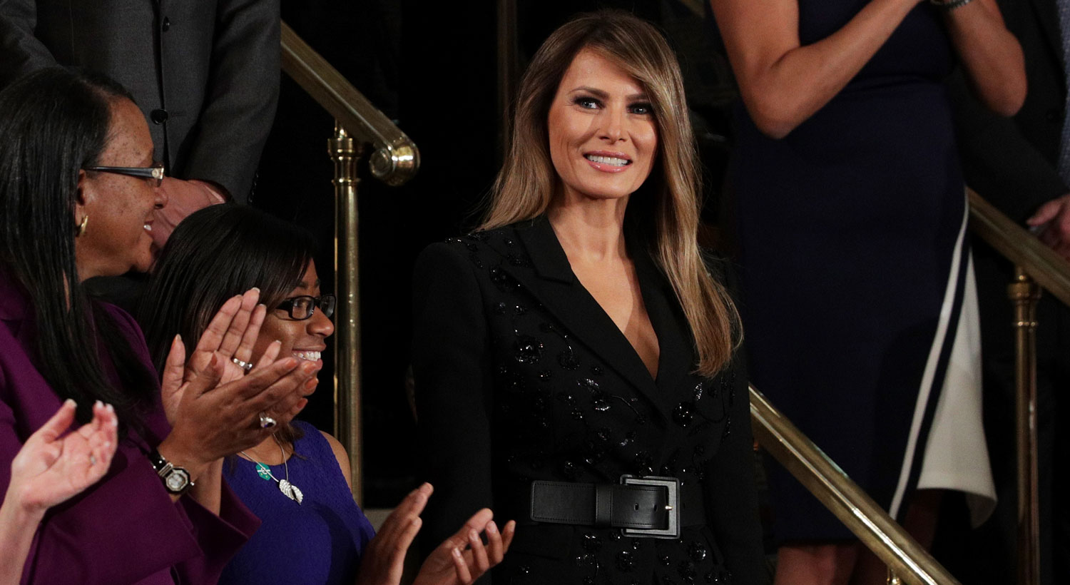 Melania Trump Gets Standing O from Congress at President Trump's Address