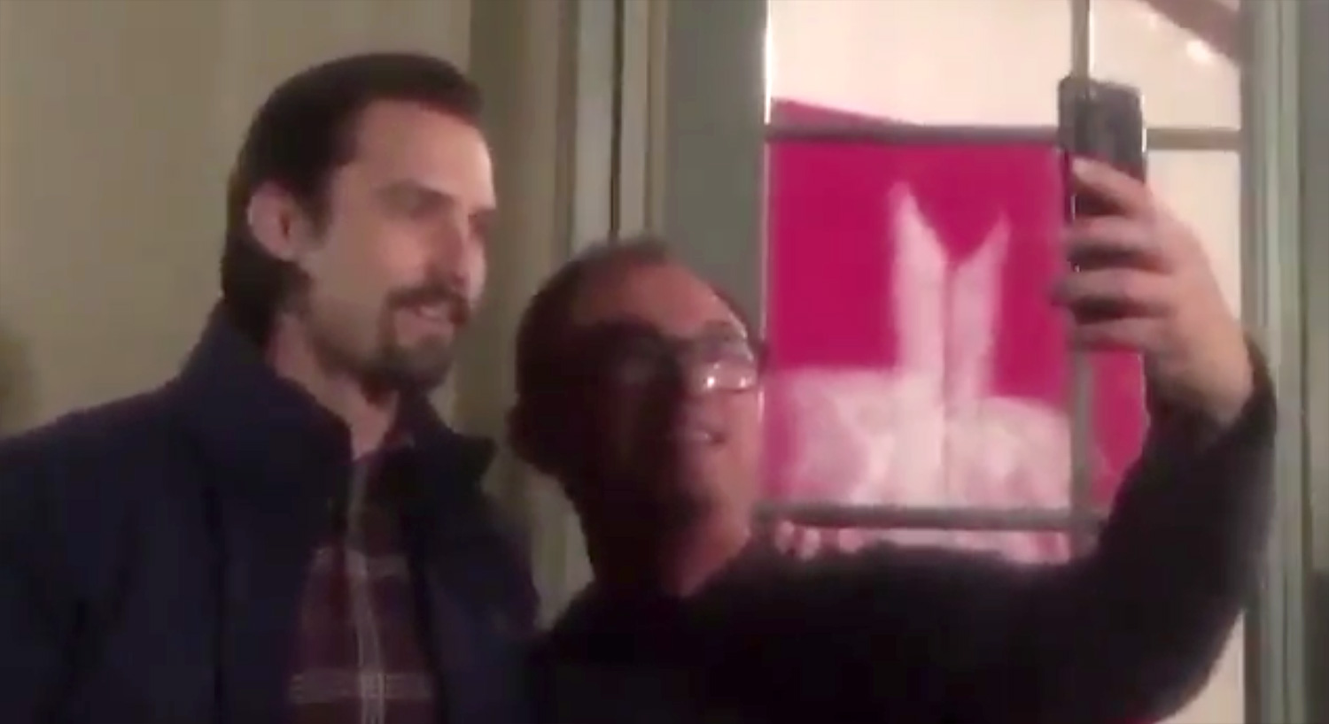 Milo Ventimiglia Surprises Fan Watching 'This Is Us' at Home