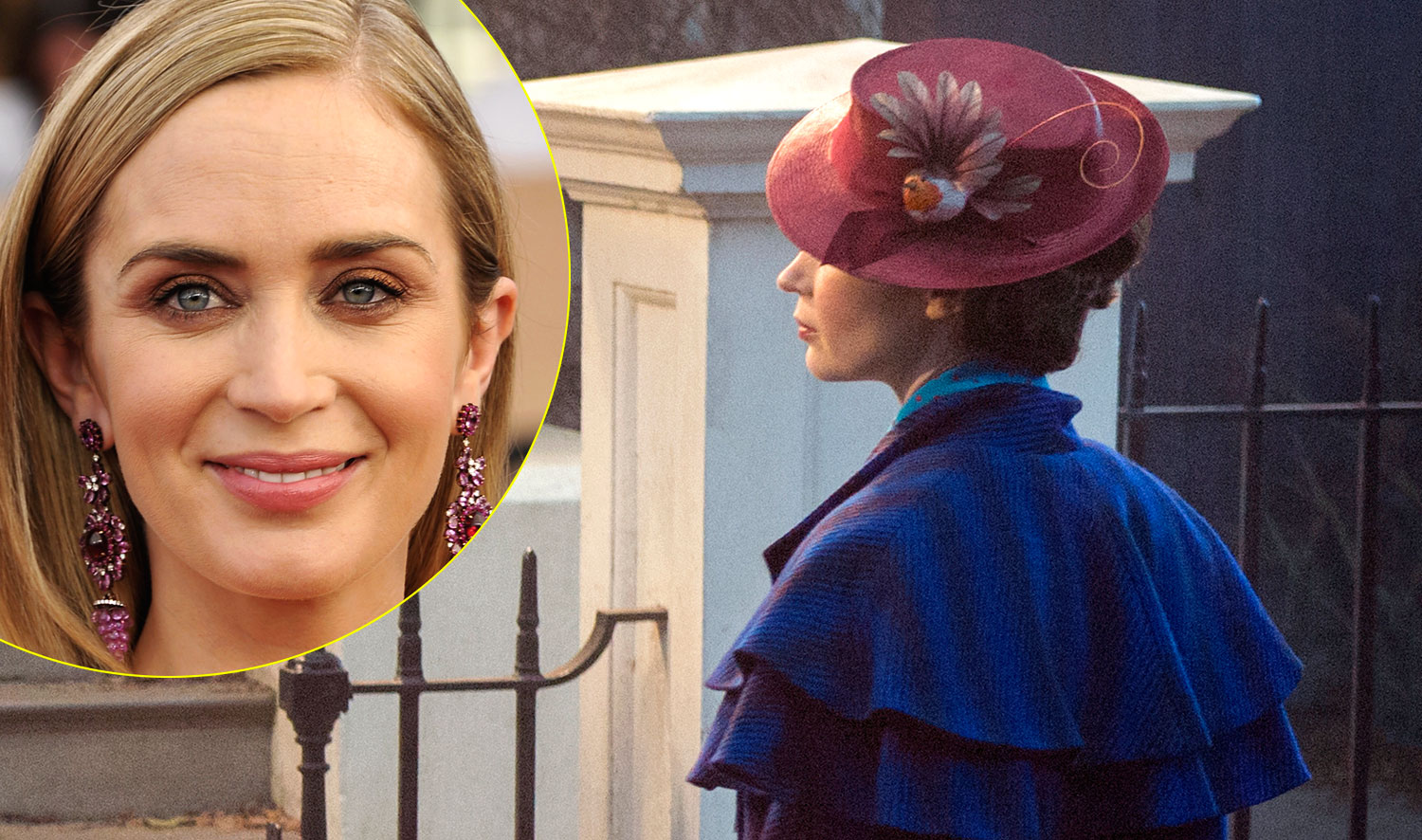 Emily Blunt In Costume as Mary Poppins - First Look Photo!