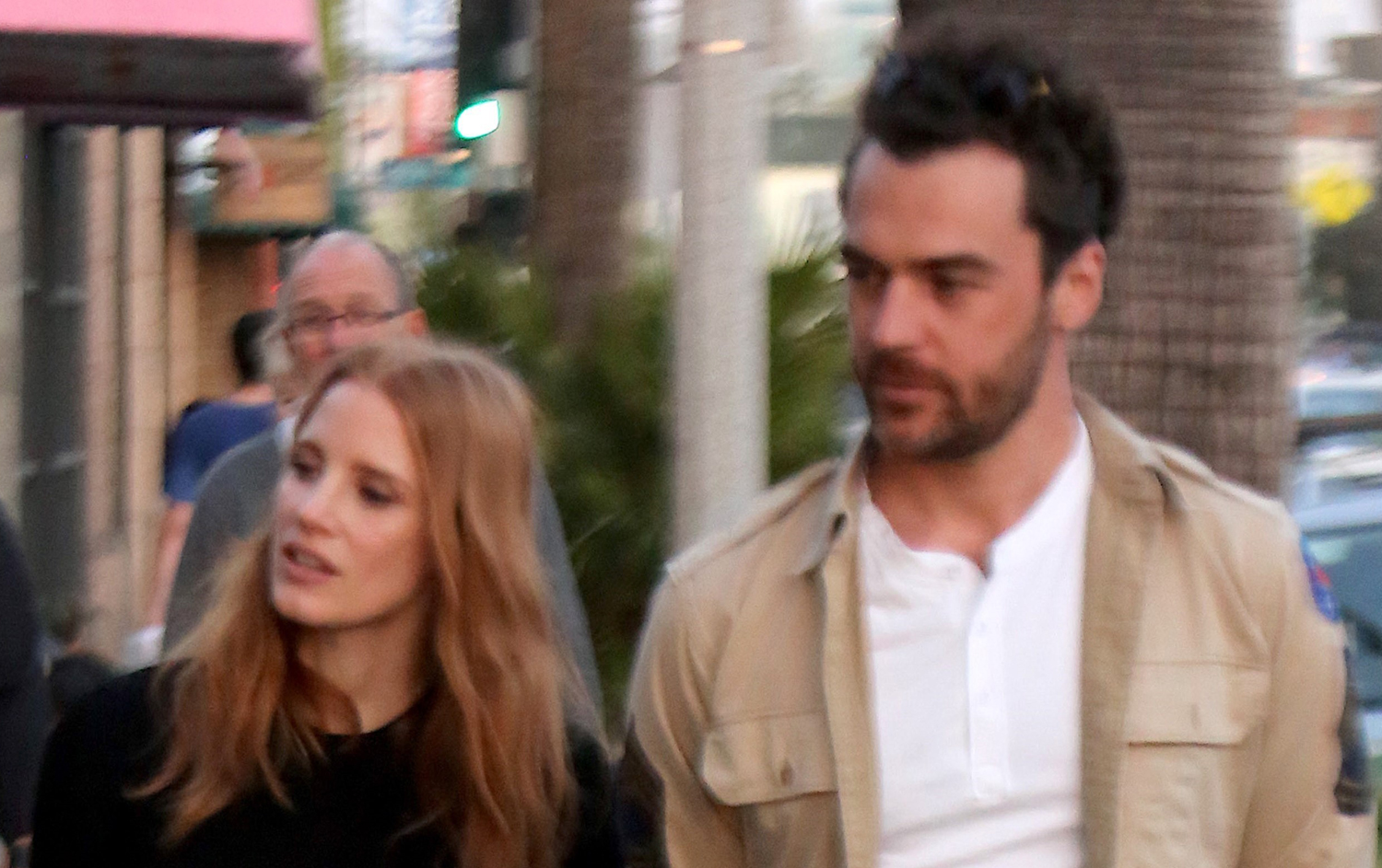 Jessica Chastain Grabs Dinner with Boyfriend Gian Luca Passi de Preposulo
