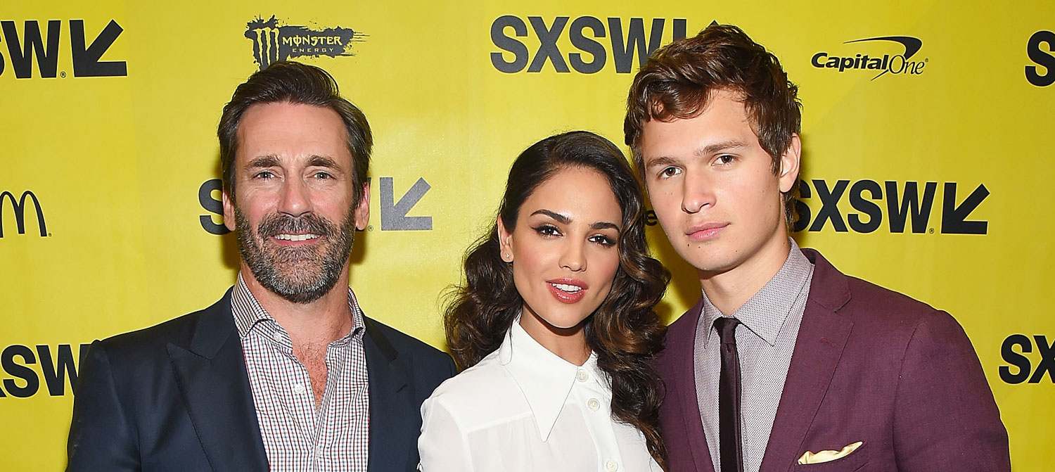 Jon Hamm & Ansel Elgort Premiere 'Baby Driver' at SXSW with Eiza Gonzalez
