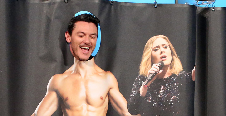 Luke Evans Gives a 'Shirtless' Serenade of Adele's Song on 'Ellen' - Watch Now!