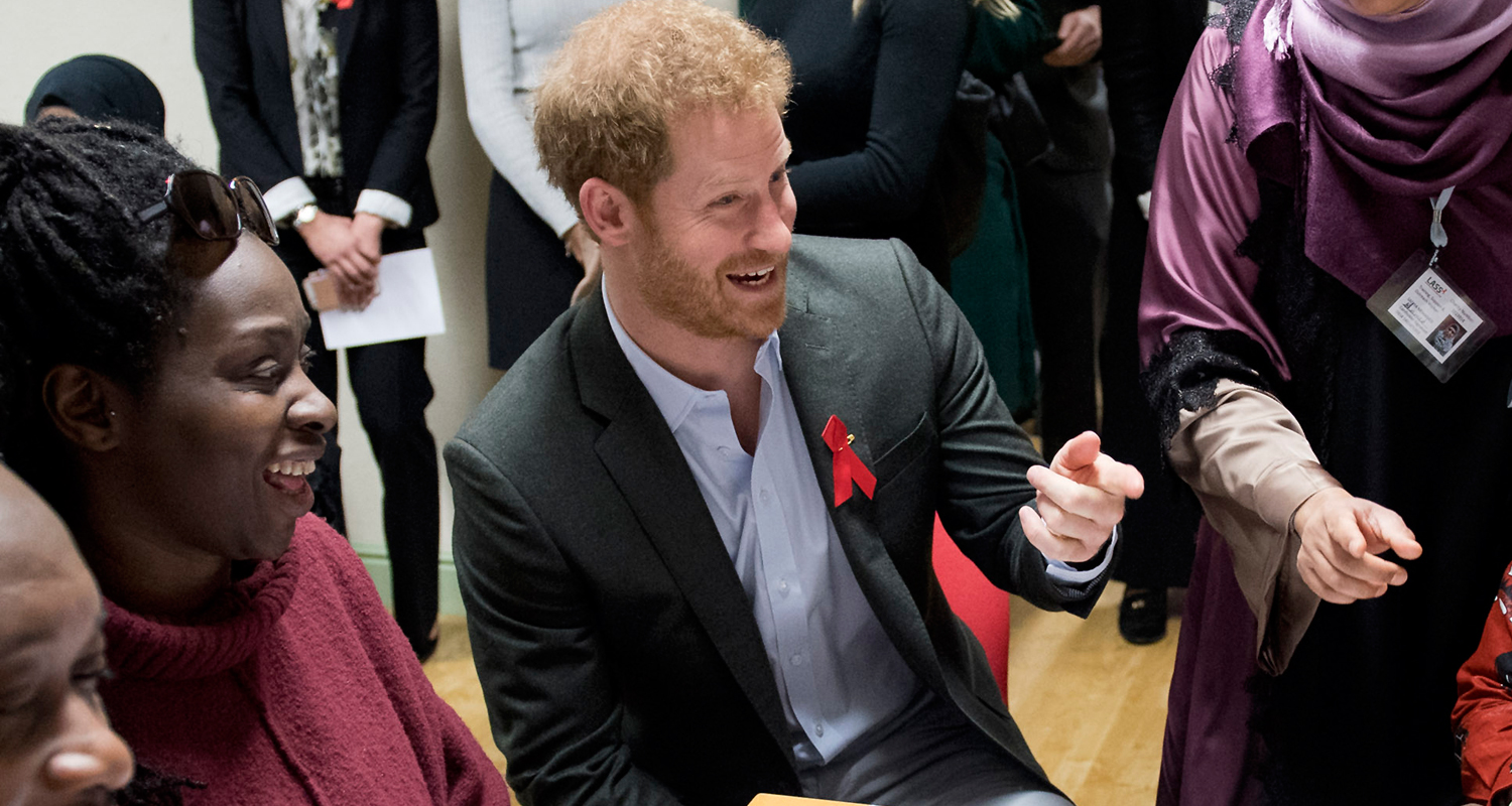 Prince Harry Follows In Mom Princess Diana's Footsteps With HIV Charity Visit!