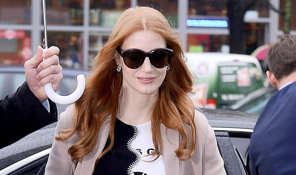 Jessica Chastain Will Strike on International Women's Day & March in Poland