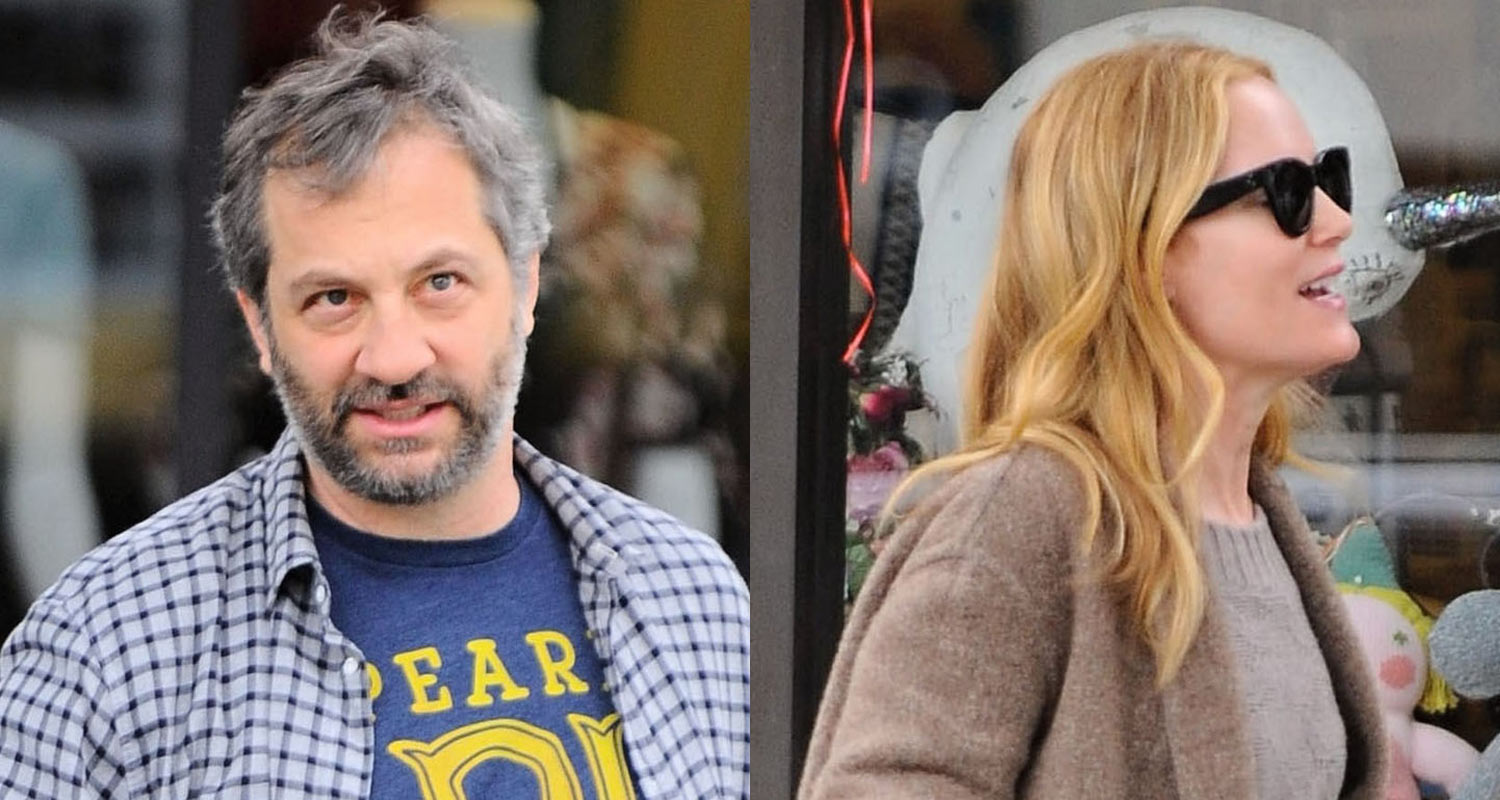 Judd Apatow & Leslie Mann Grab Lunch in L.A.